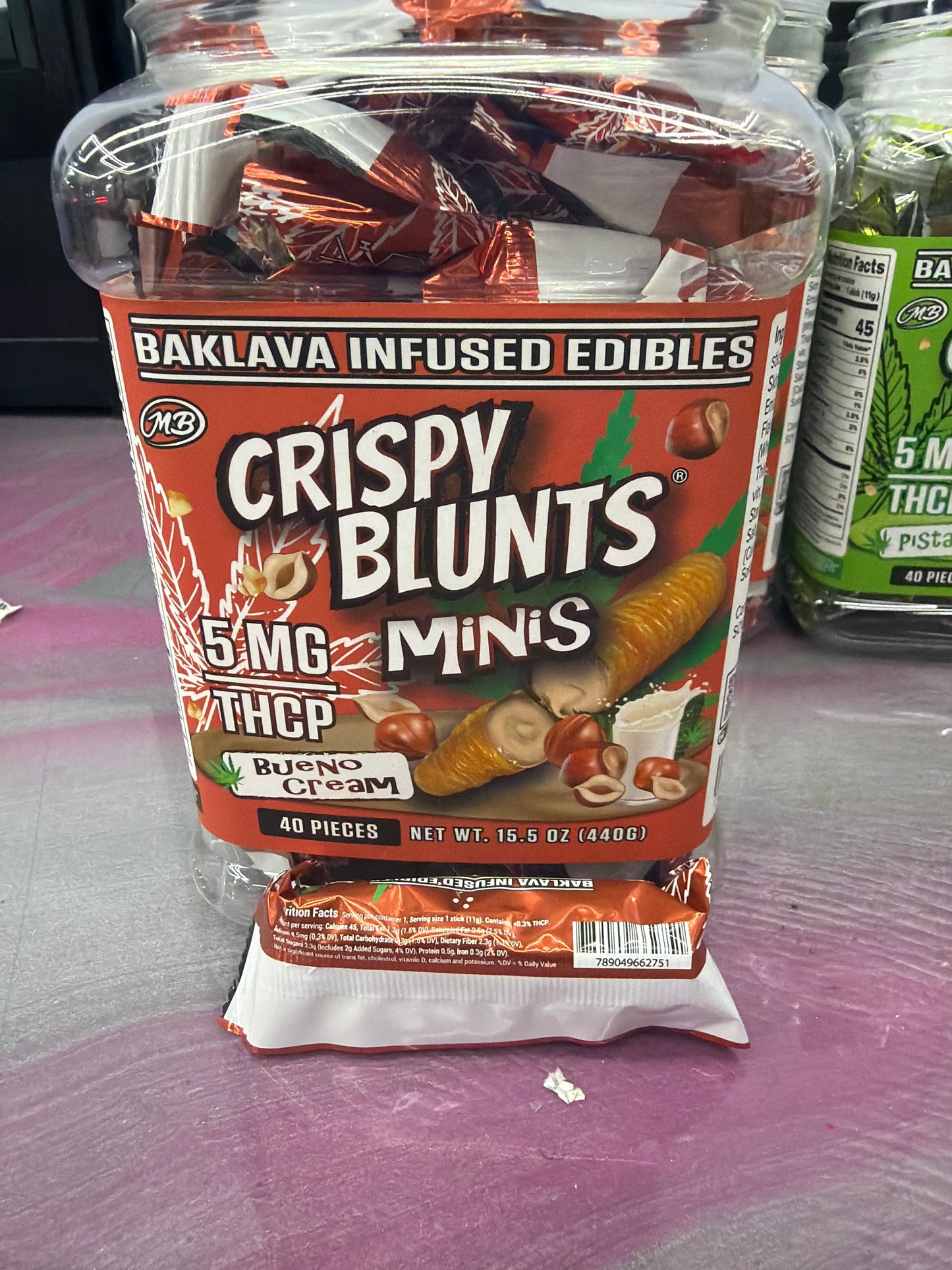 Crispy blunt Minis 5 mg thcp bueno cream