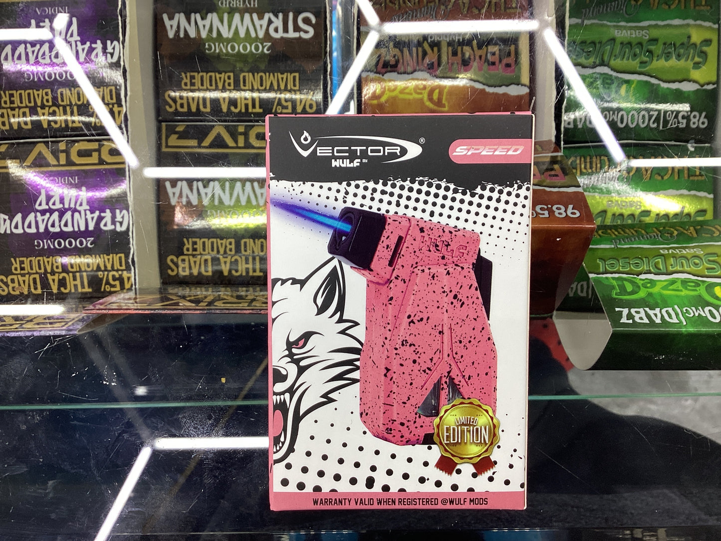 Vector Wulf speed limited edition pink and black