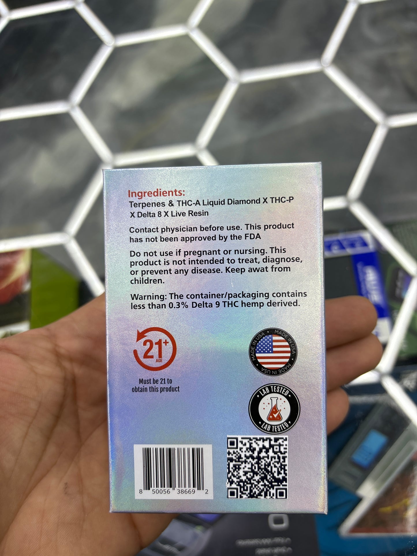 Razz thc 7g disposable stupid fruits, sativa