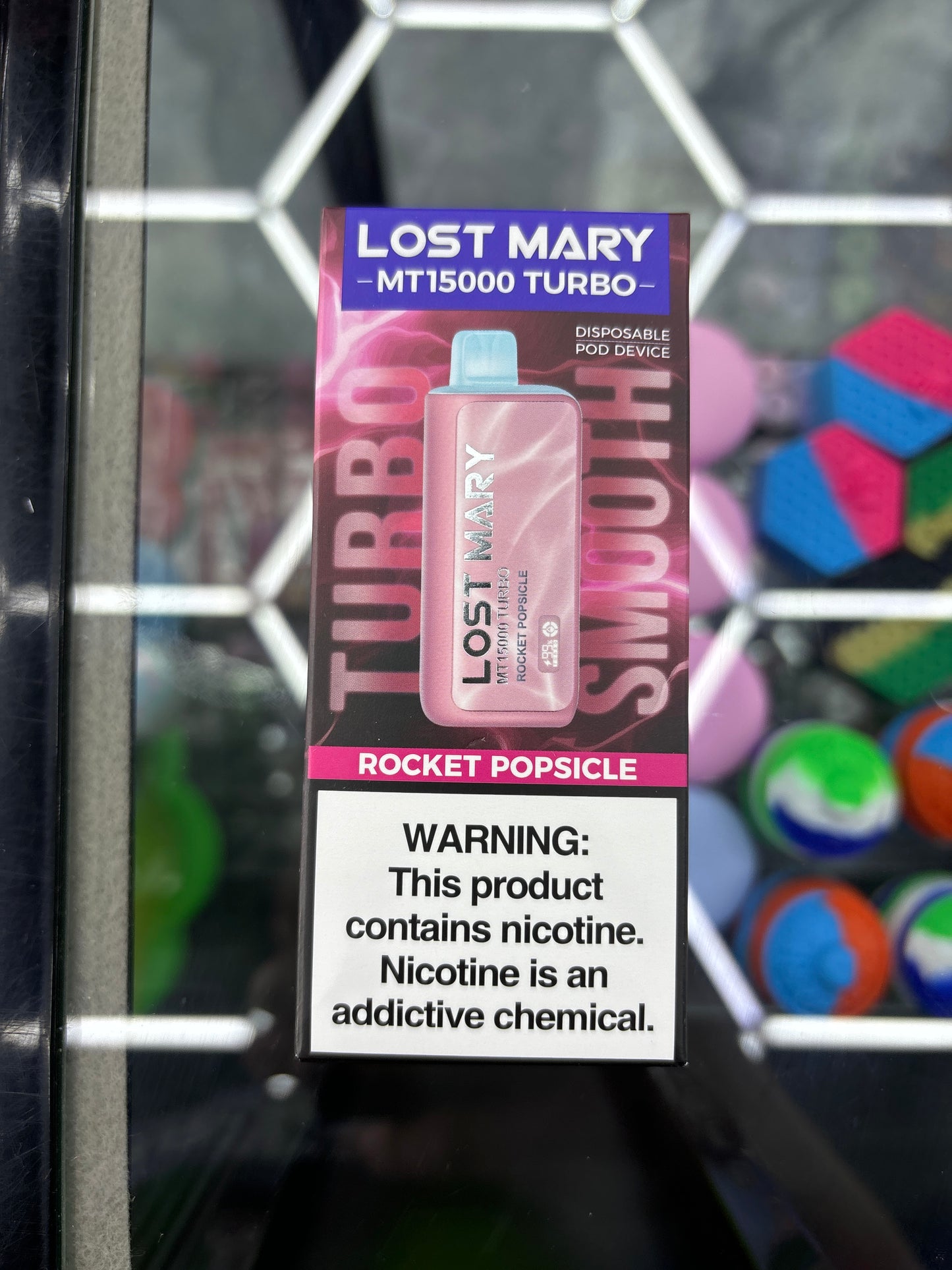 Lost Mary 15,000 puffs rocket popsicle