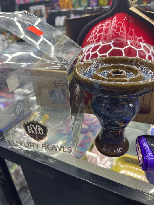 Byo luxury hookah bowls blue