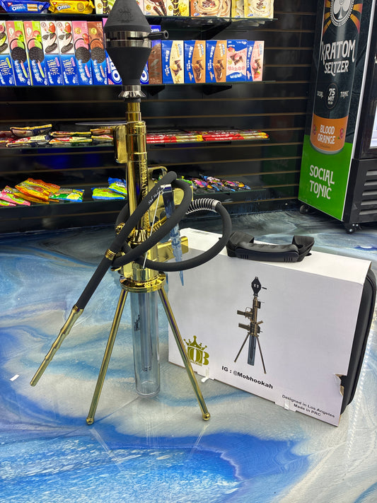 Mob bazookah hookah 32’ black