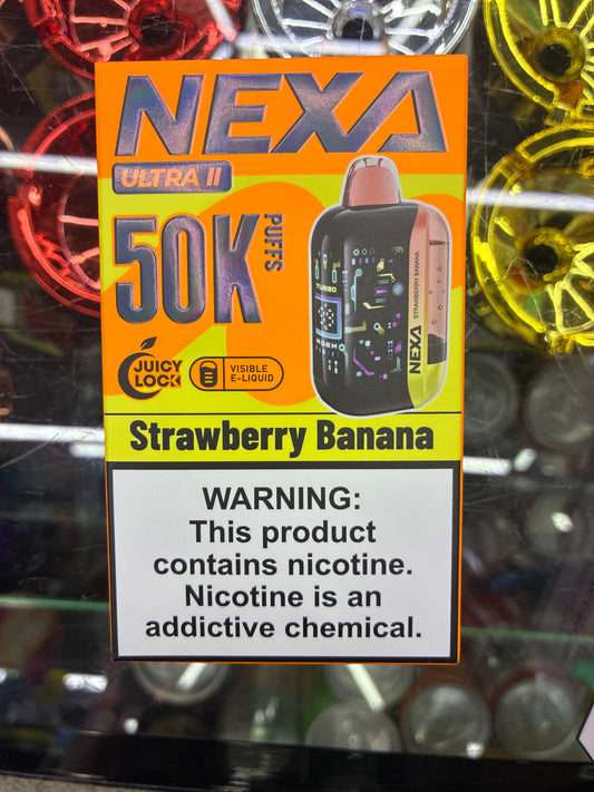 Nexa ultra II 50k puffs strawberry banana