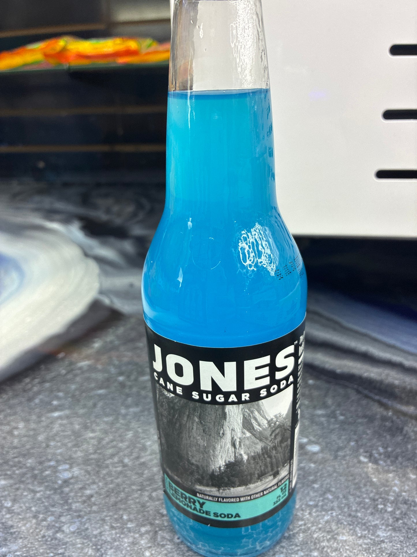 Jones cane sugar soda berry lemonade soda