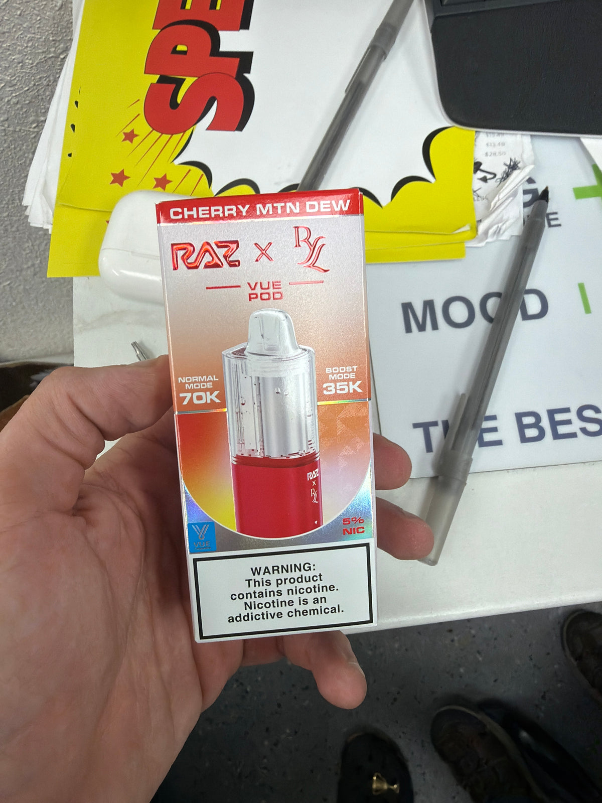 Raz x RL Vue Pod 70k Cherry Mtn Dew