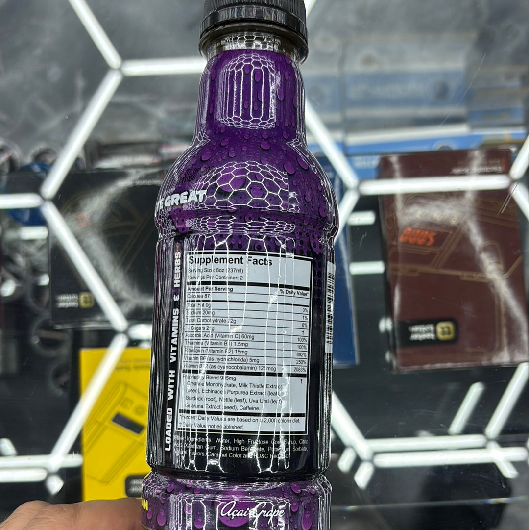 High voltage detox grape 16oz detox drink