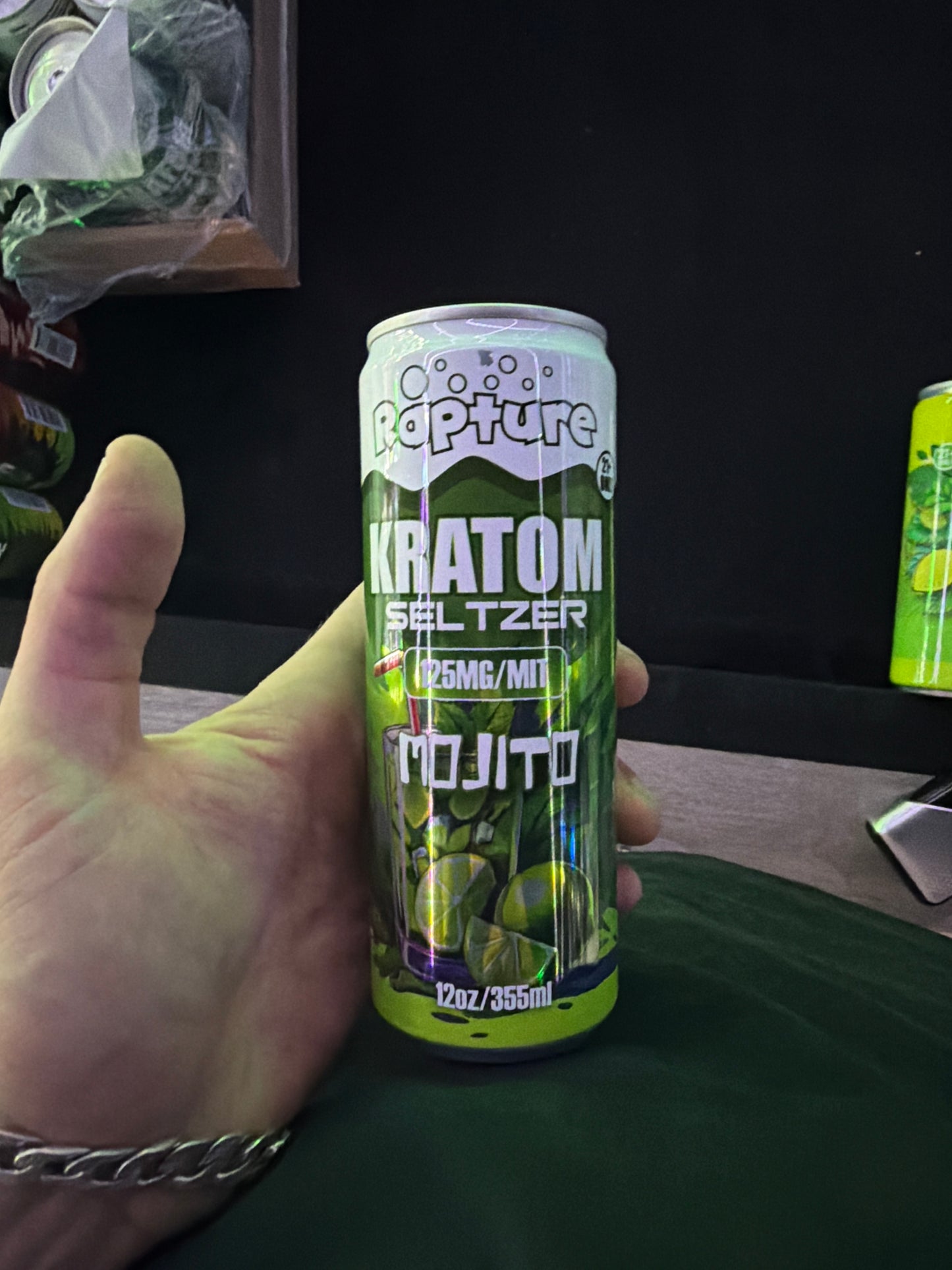 Rapture Kratom Seltzer 125mit mojito