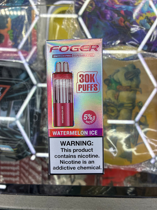 Fogger switch pro disposable pod 30k puffs watermelon ice
