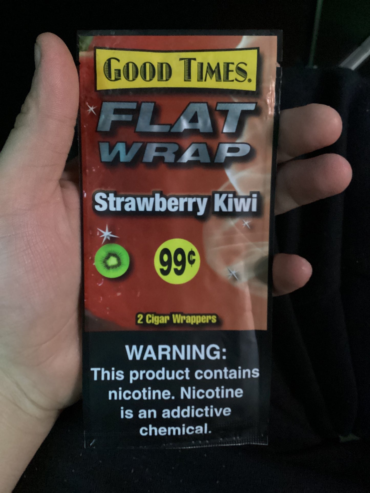 Good times flat wraps strawberry kiwi