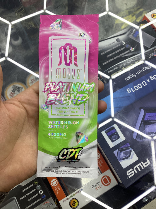 Modus platinum blend thcp prerolls 2pack cherry bomb hybrid
