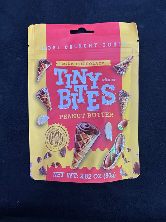 TINY BITES MILK CHOCOLATE PEANUT BUTTER 2.82oz