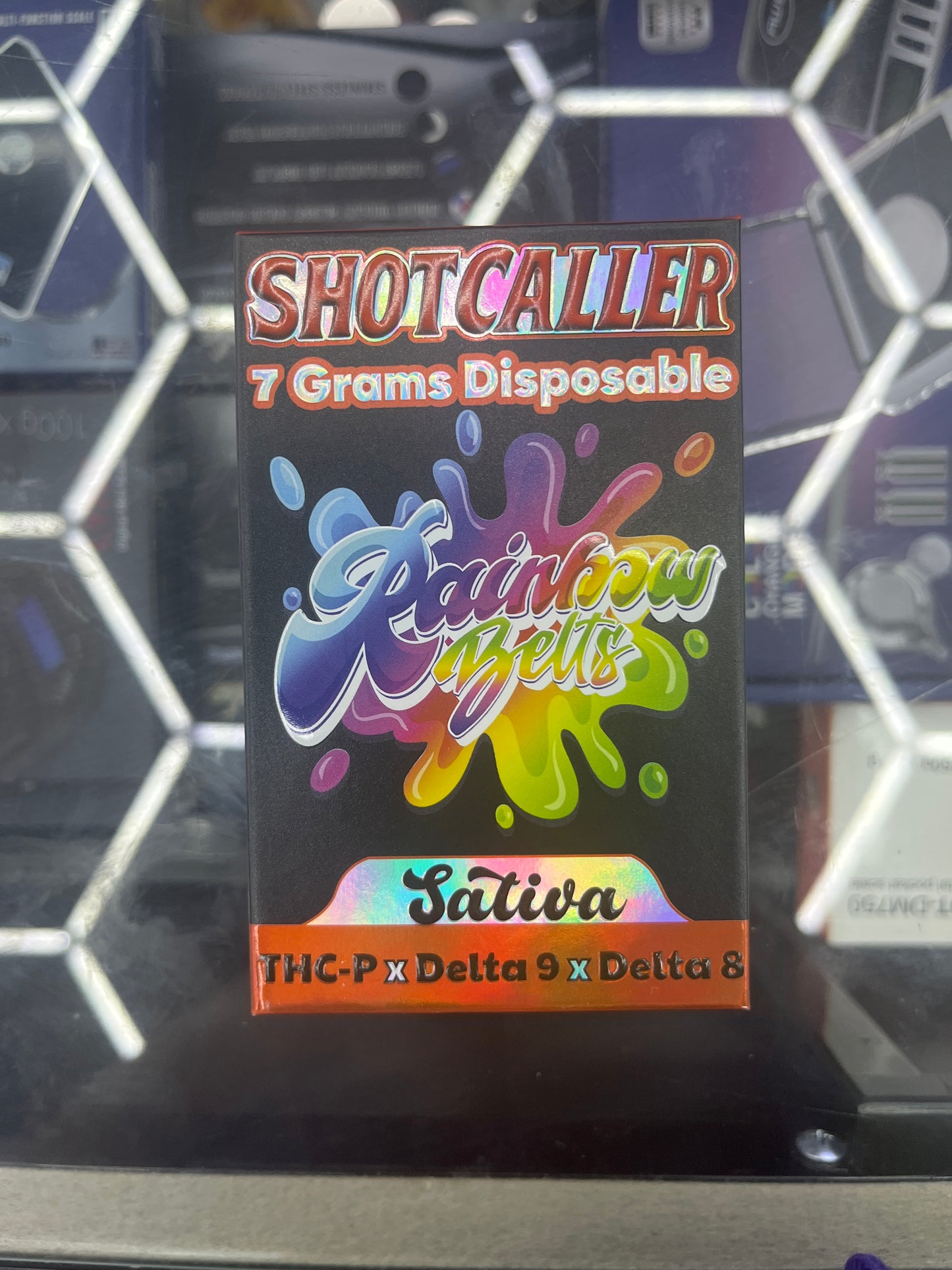 SHOTCALLER 7g dispo Rainbow belts sativa