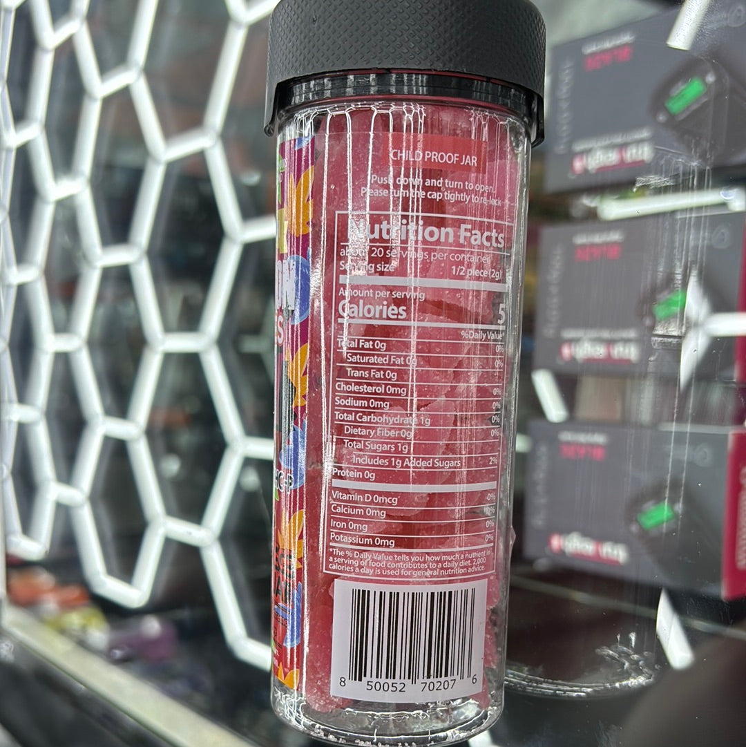 The demon gummies juicy strawberry,5000 MG per jar