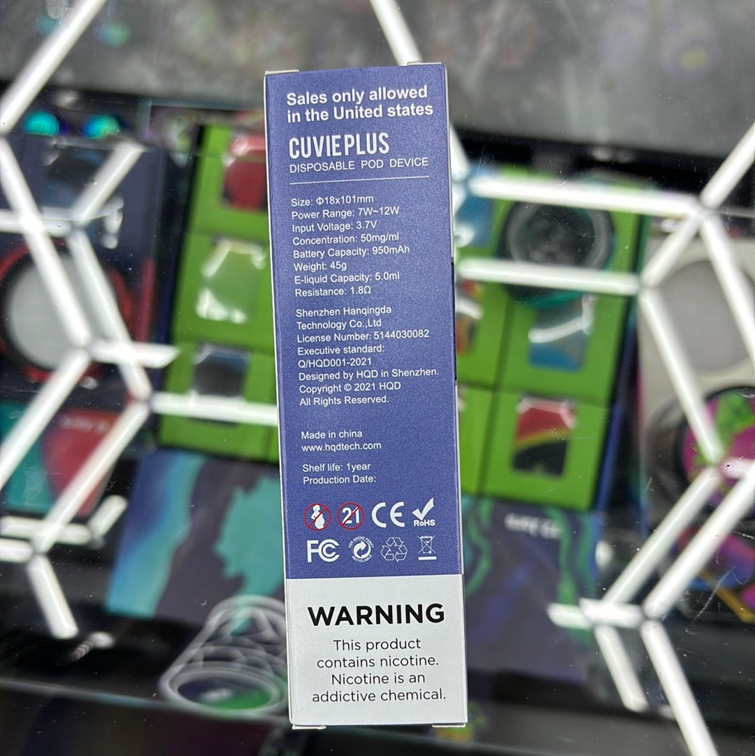 HQD fresh berries, 1200 puffs curvie plus