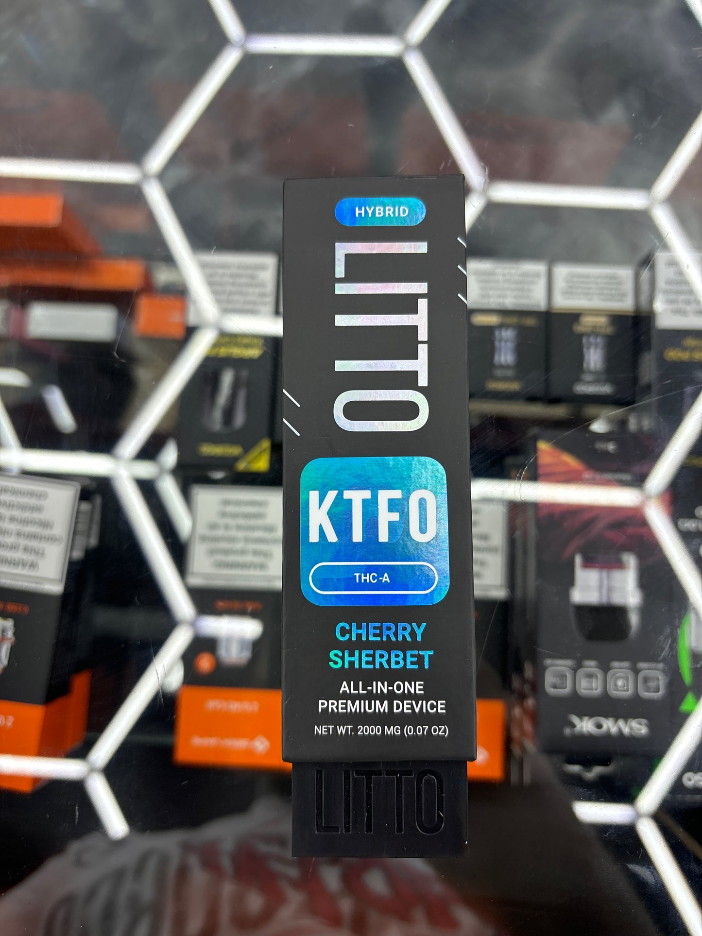 Lotto ktfo thca cherry sherbet, hybrid 2g disposable