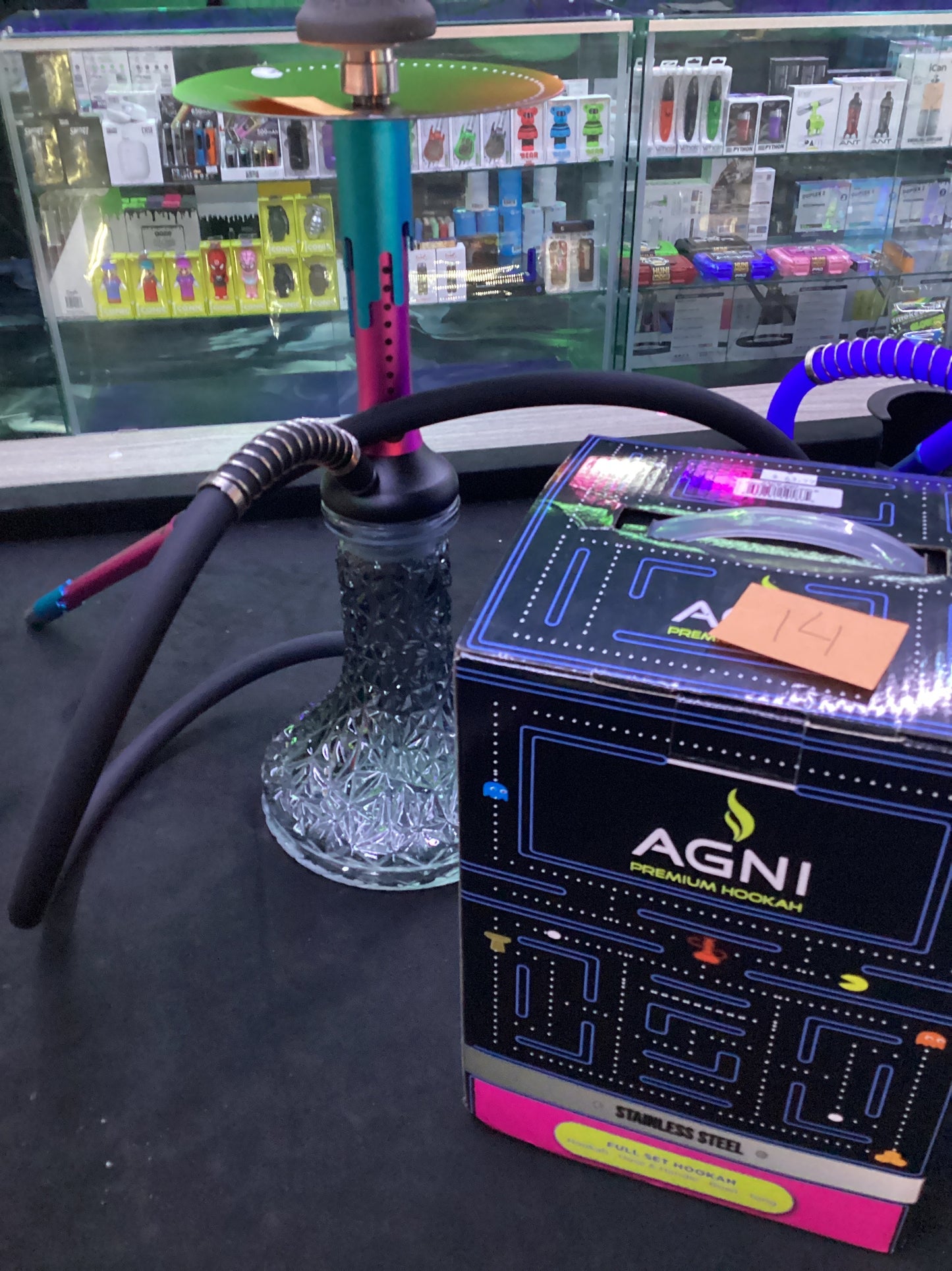 Agni hookah pacman-blue/purple