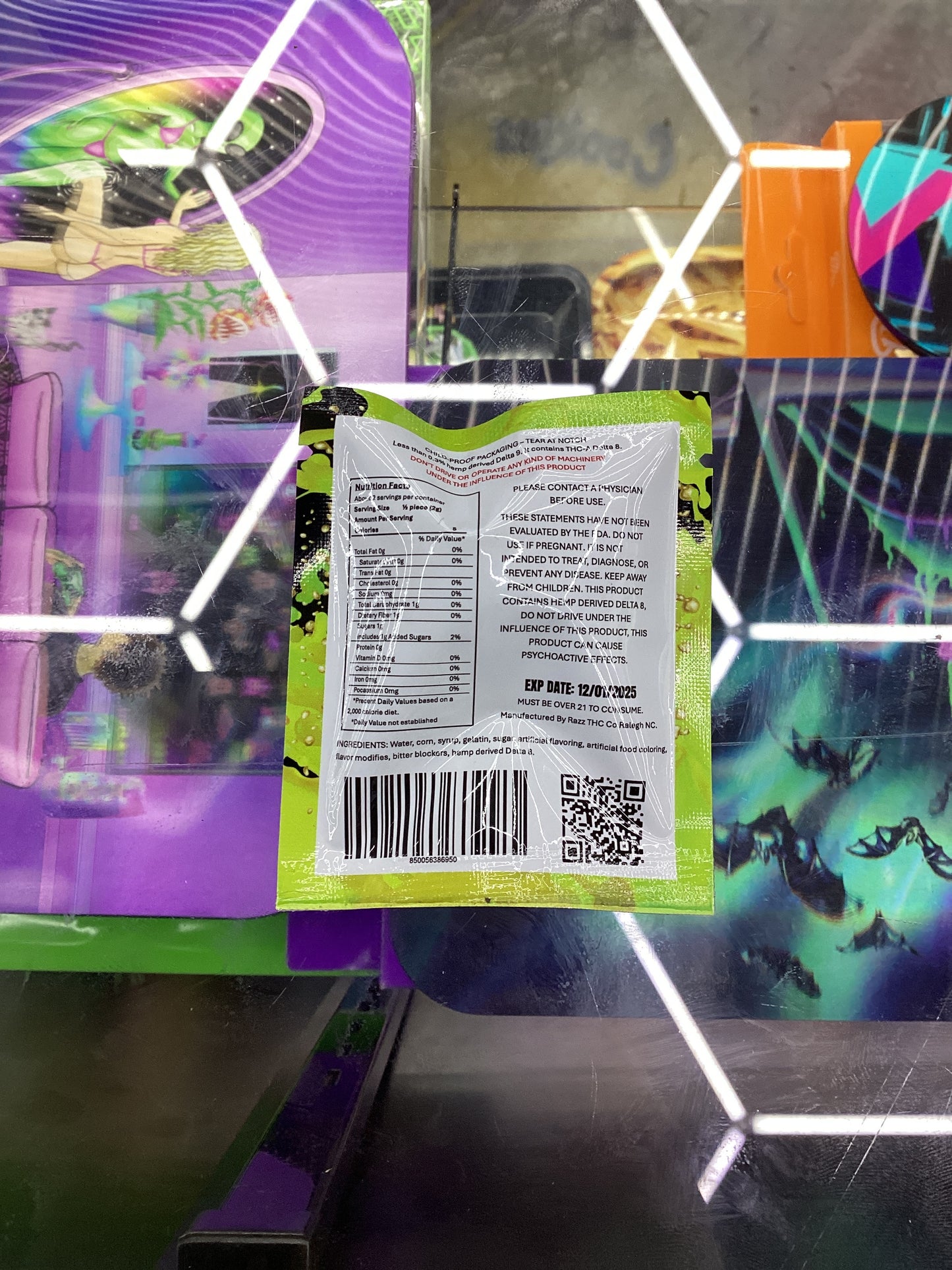 Razz thc-a 2,000mg 2pack Pineapple Express