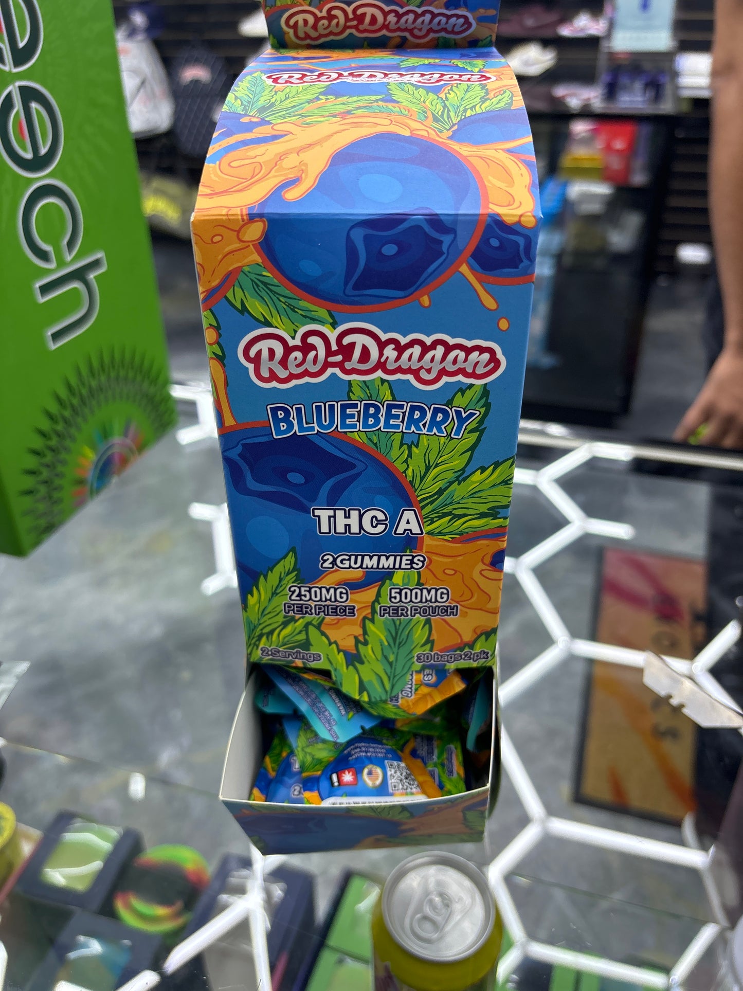 Red dragon blueberry thca 500mg per pack