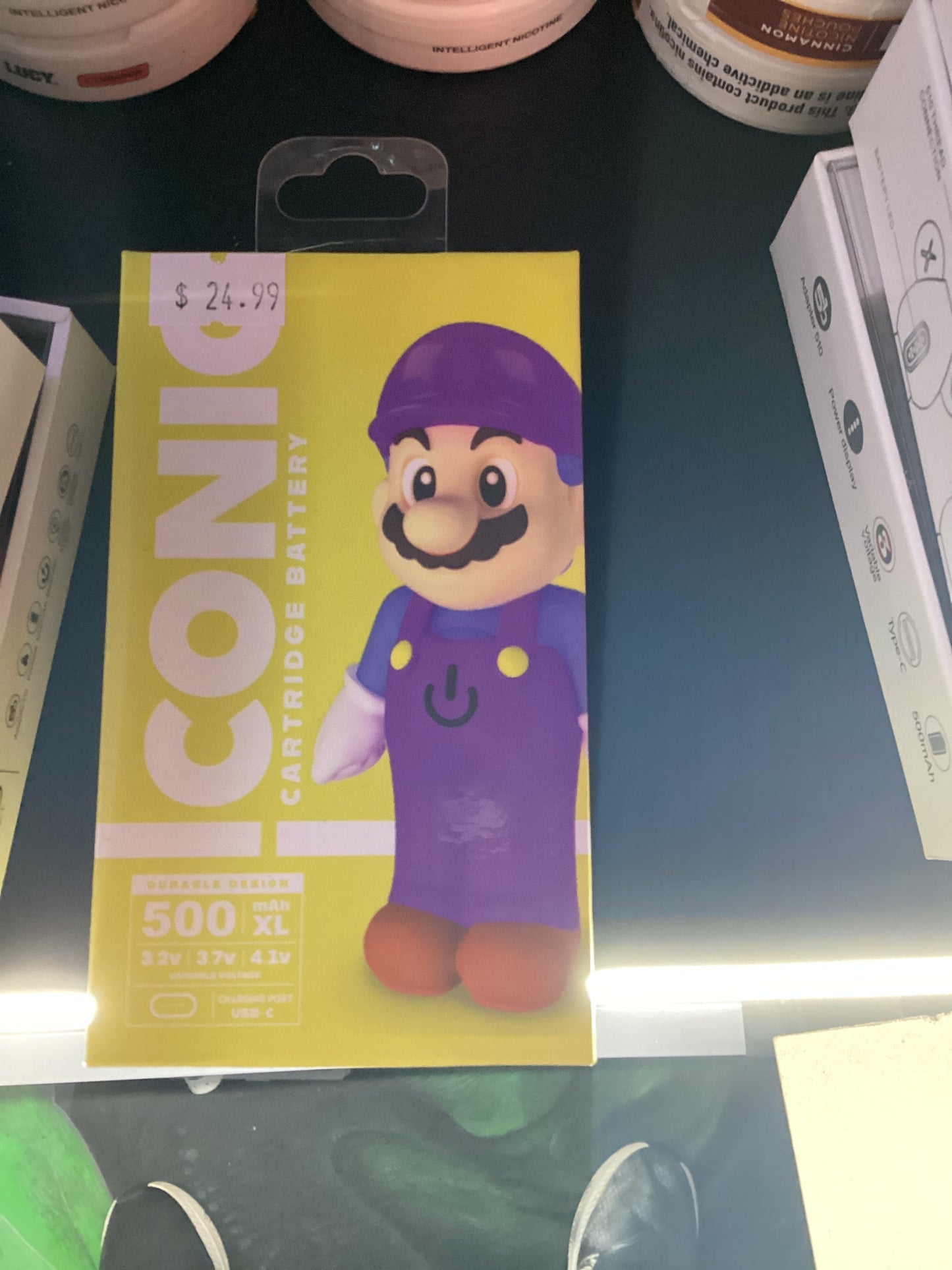 Iconic cartridge plumberman battery purple/blue