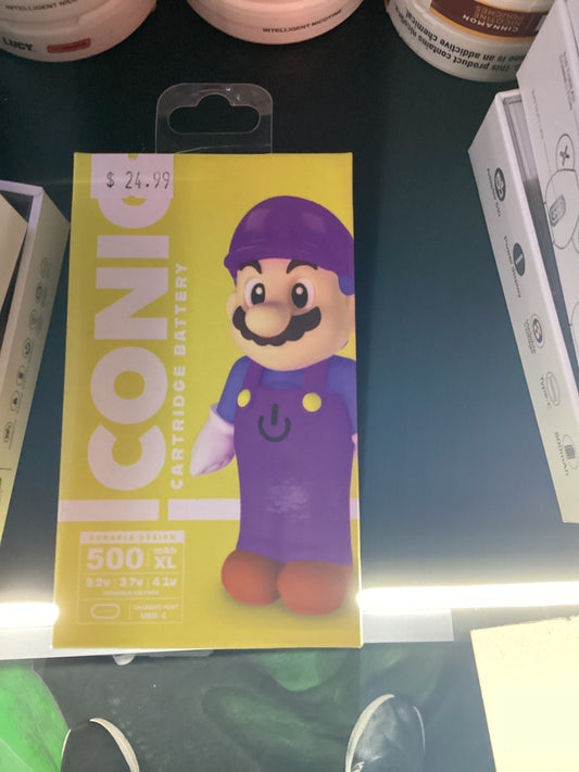 Iconic cartridge plumberman battery purple/blue