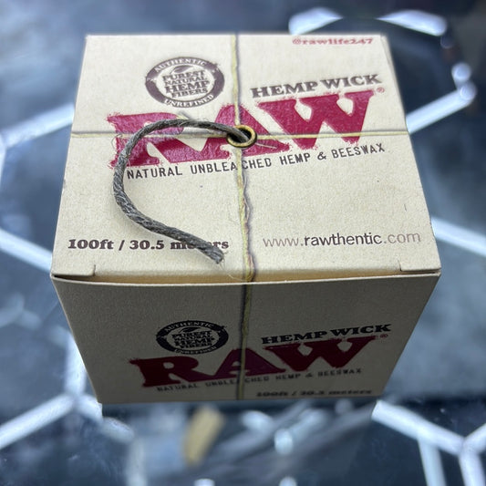 Raw 100ft hemp wick
