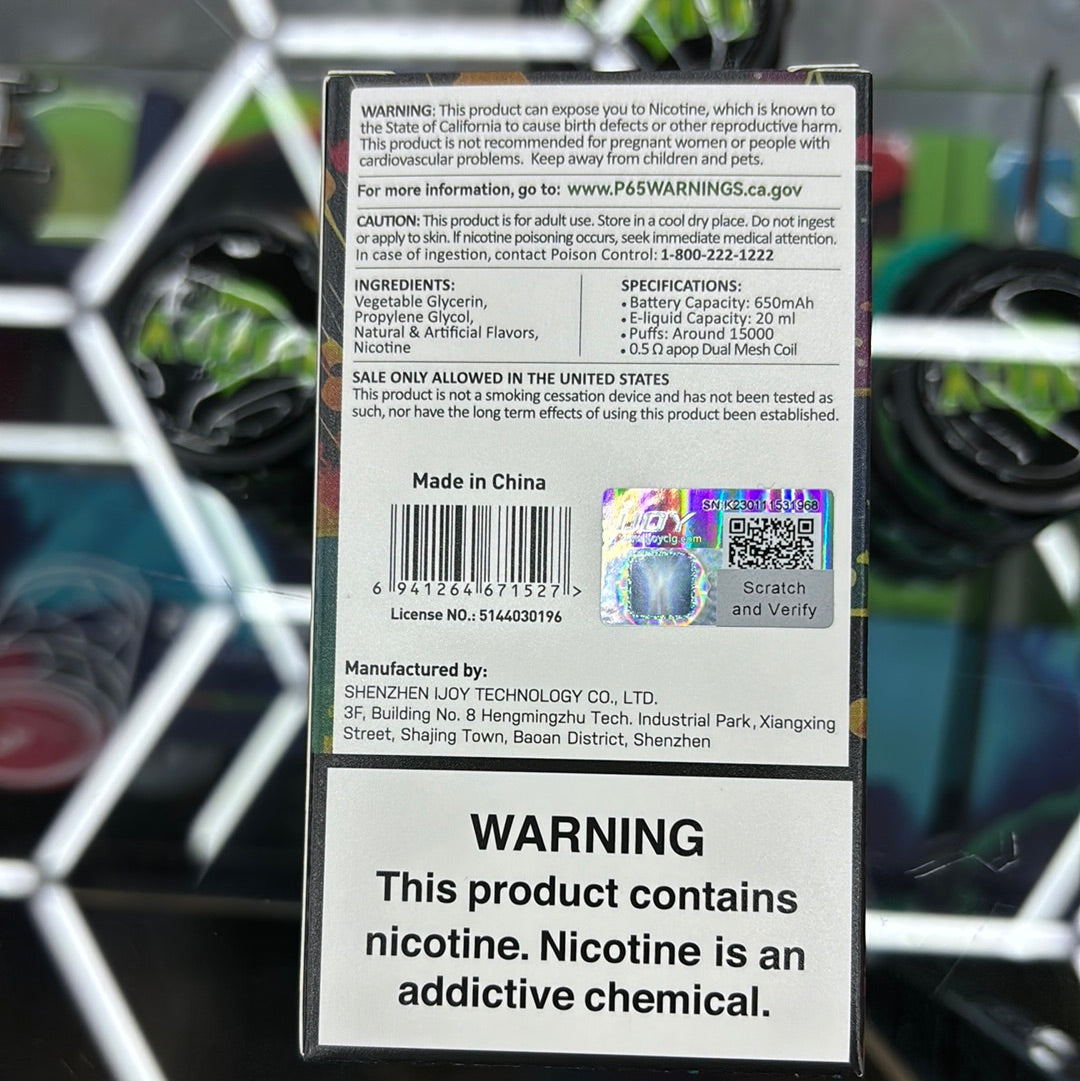 Woofr 15000 puffs apple, gummy’s