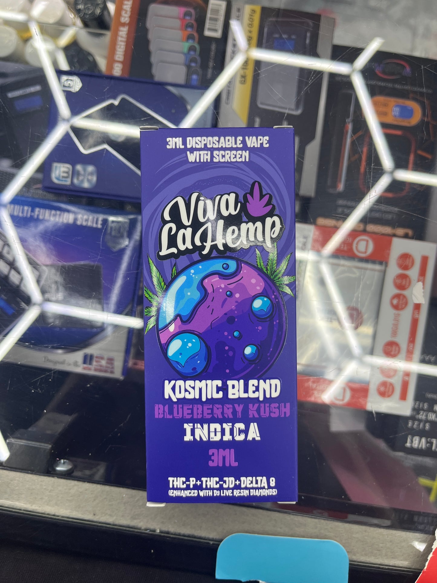 Viva la hemp kosmic blend 3ml indica blueberry kush