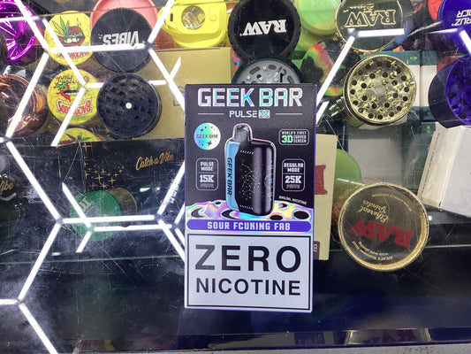 Geek bar pulse sour fcuking fab ZERO NICOTINE