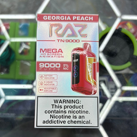Raz Georgia peach 9000 puffs