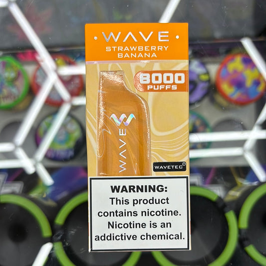Wave strawberry banana , 8000 puffs