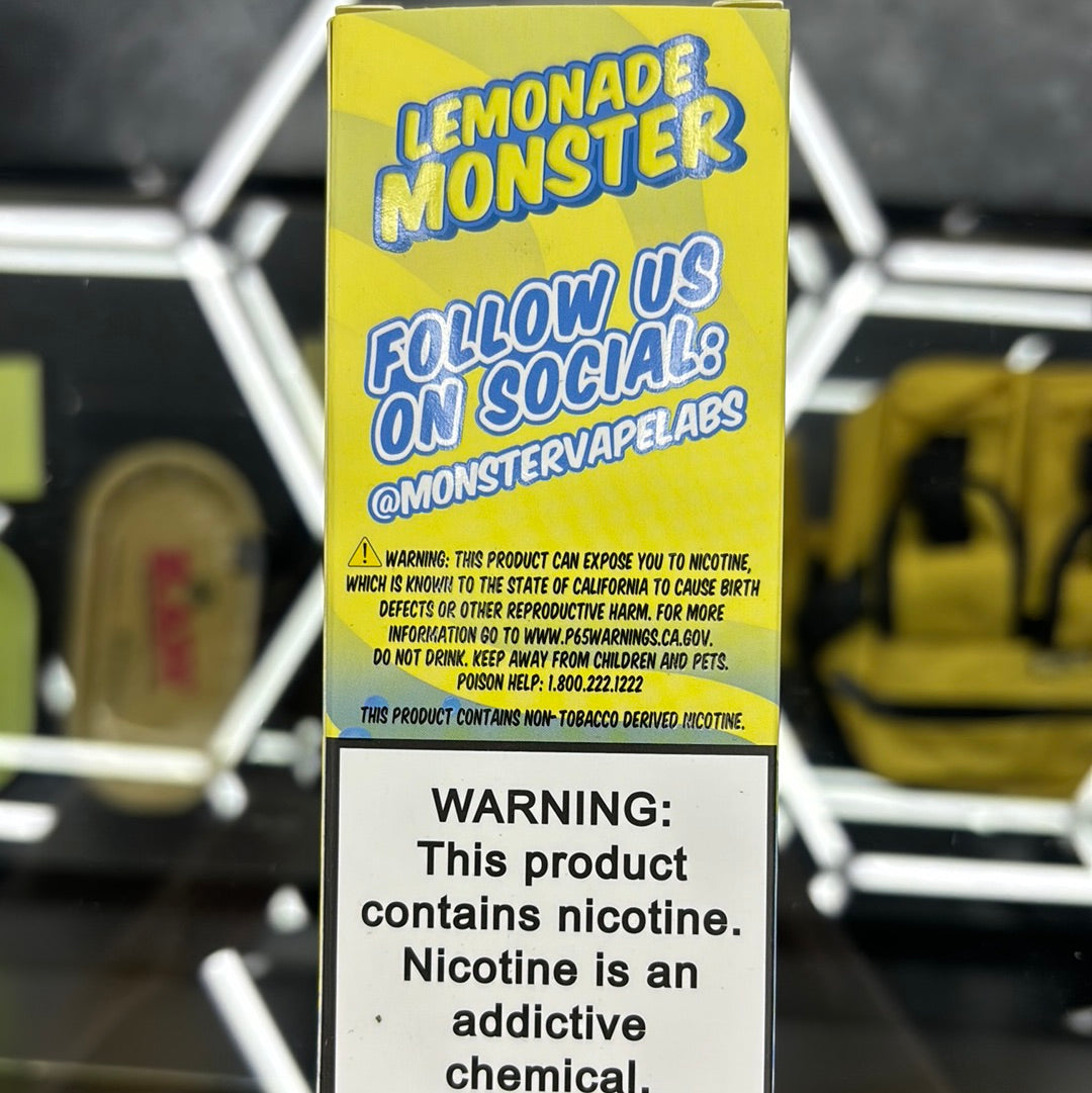 Lemonade, monster, blueberry lemonade 6MG 100ml