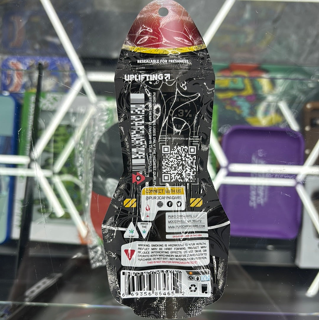 Puro lunarocket blue dream, 2X 1.5G pre-roll, uplifting