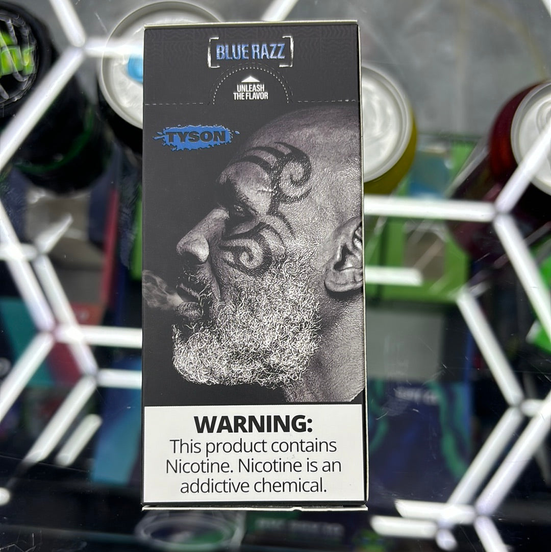 Tyson 15,000 hits iron mike blue razz