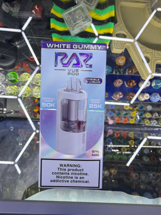 Raz Vue Pod 50k puff disposable White Gummy