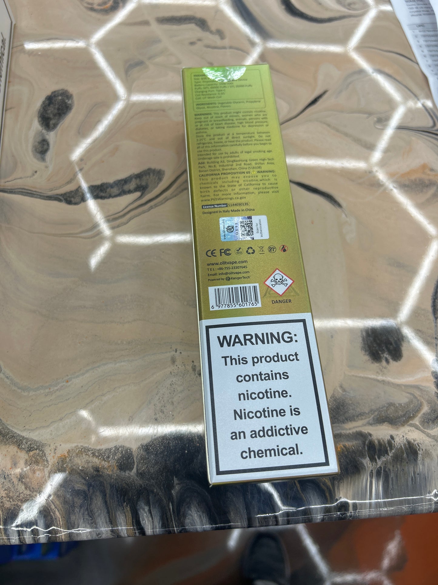 Olit hookah lit pro 60000k puffs blue razz lemonade