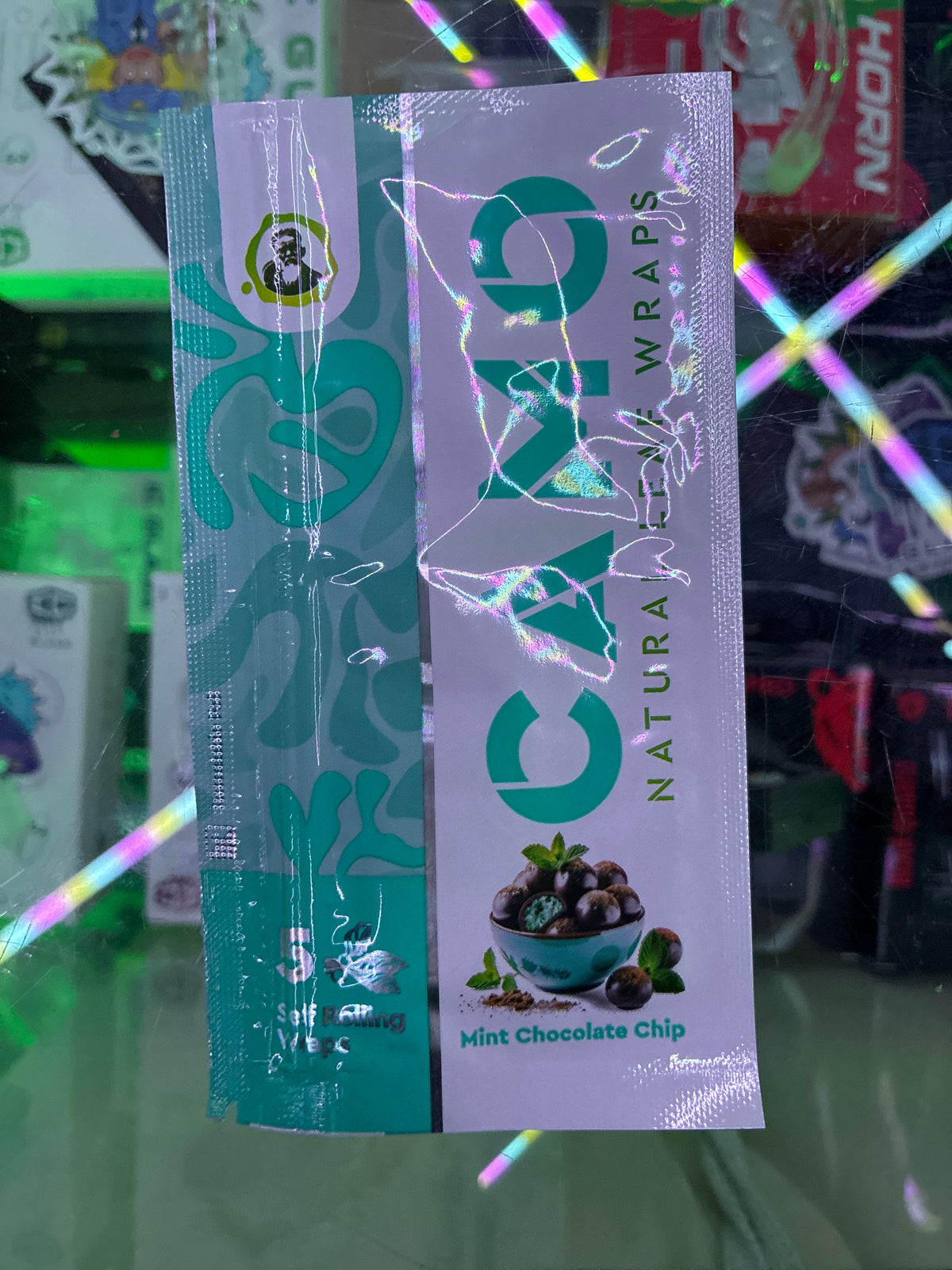 Camo leaf wrap mint chocolate chip