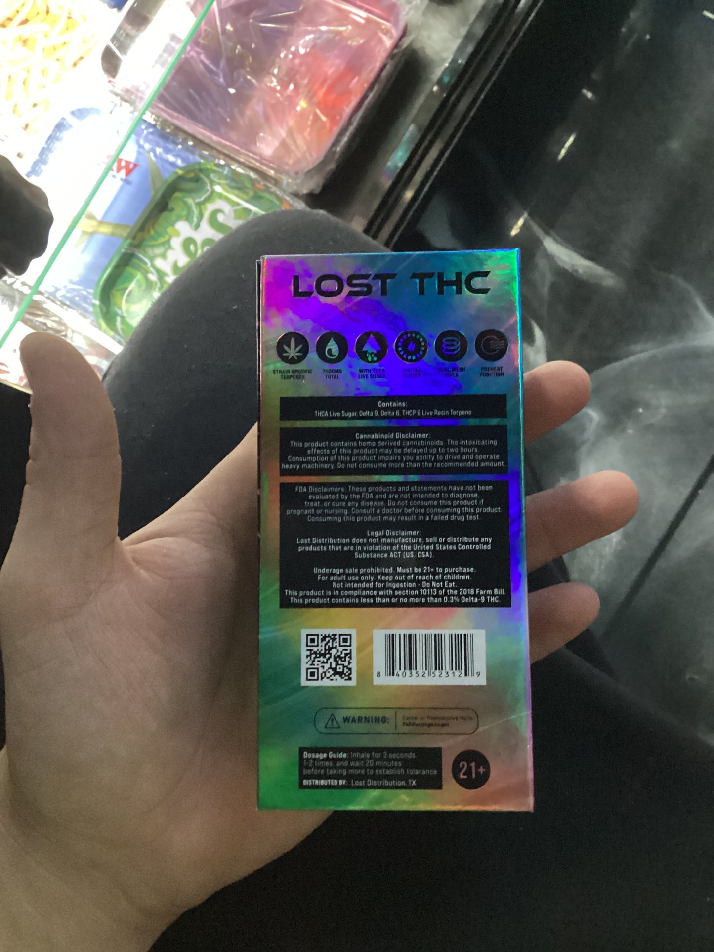 Lost thc nyc sour diesel sativa 7.5 G