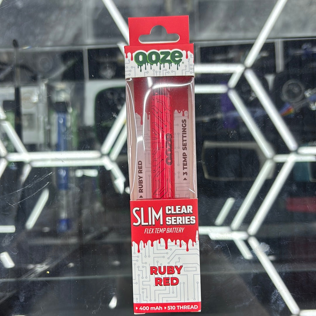 Ooze slim clear series red