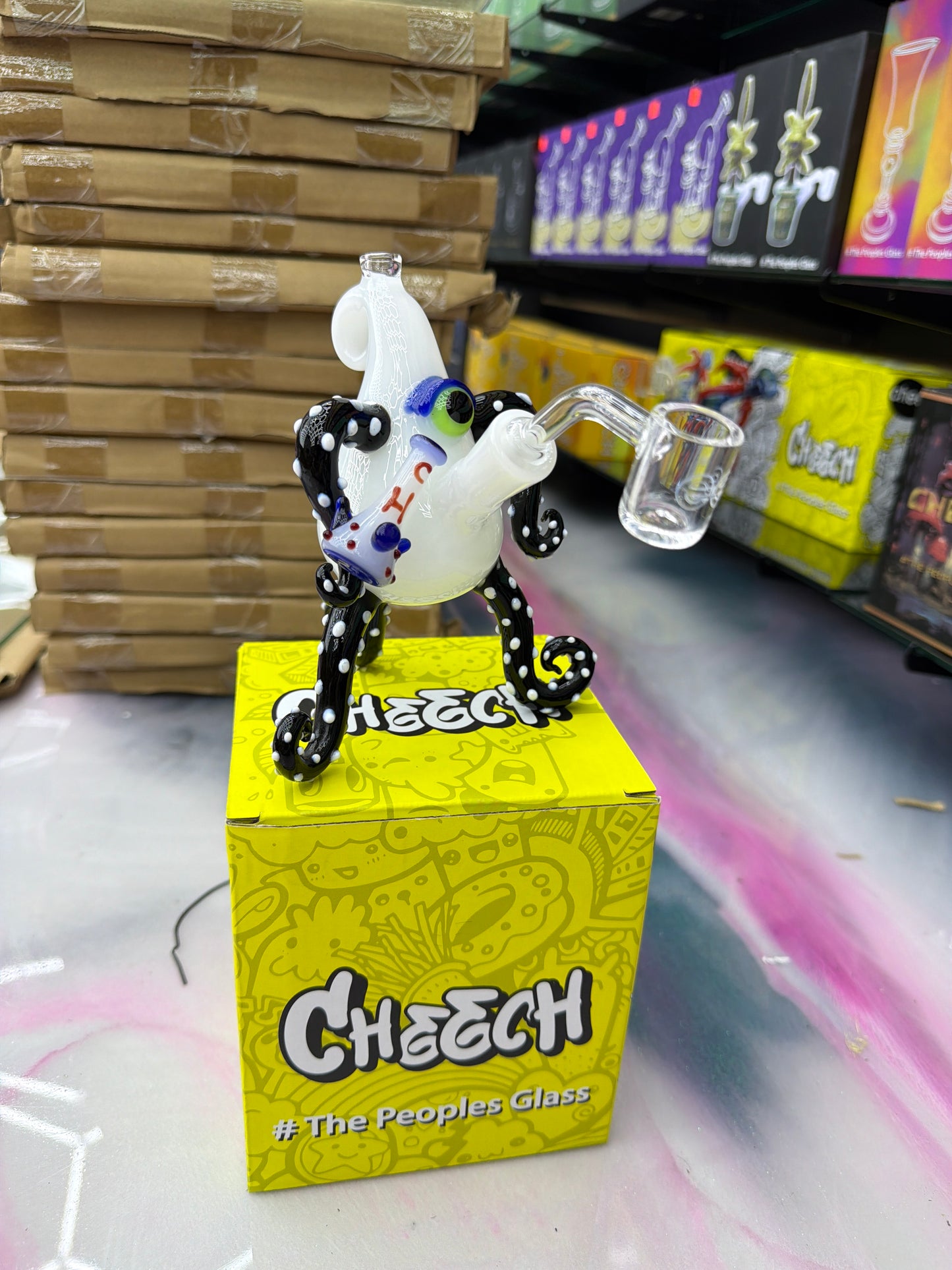 Cheech Water Pipe ch-274 EXTRATERRESTRIAL GRASPING