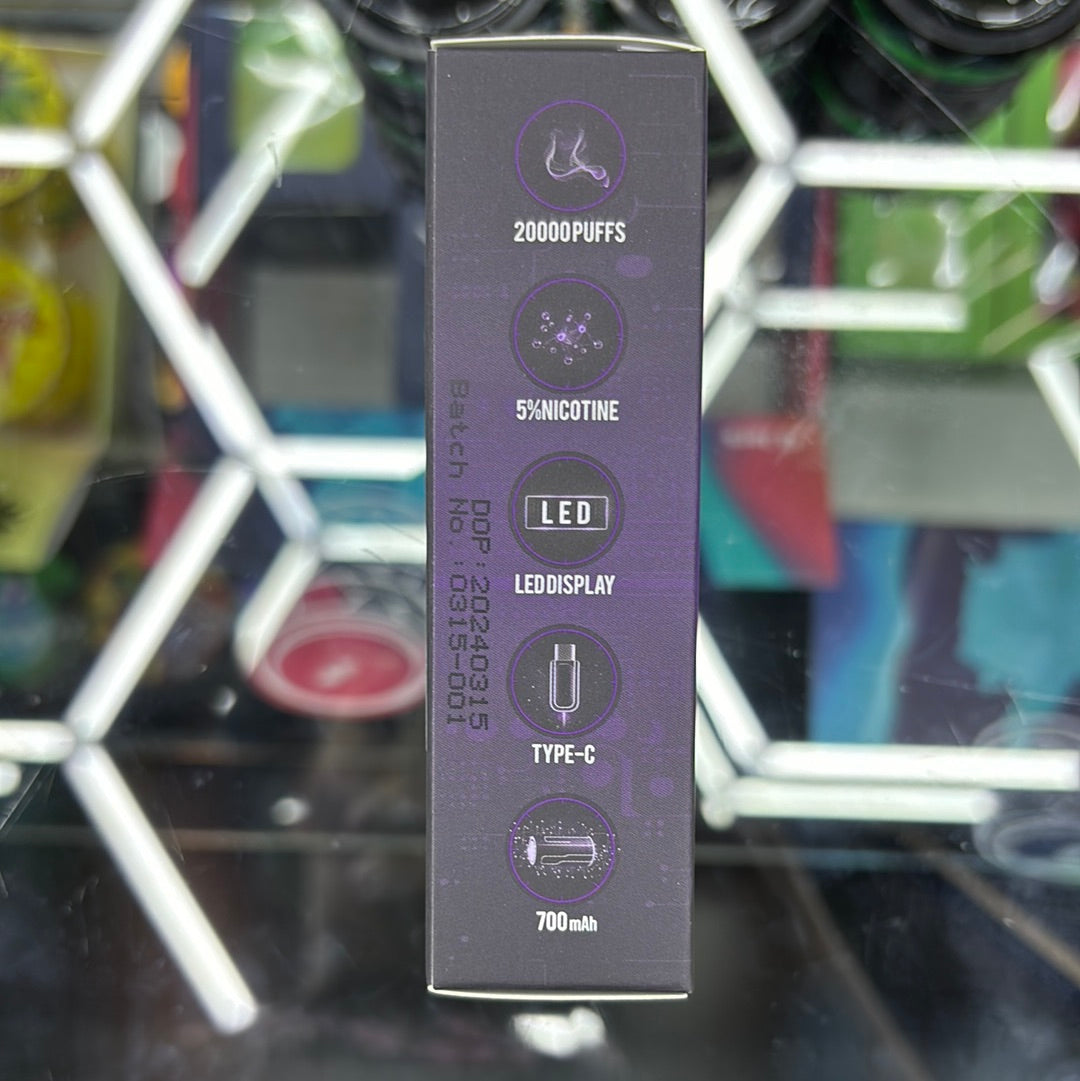 blueberries, kiwi watermelon Fume 20,000 puffs blueberries, kiwi watermelon