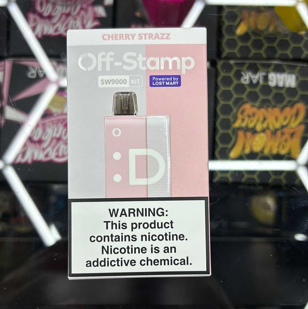 Off stamp cherry strazz