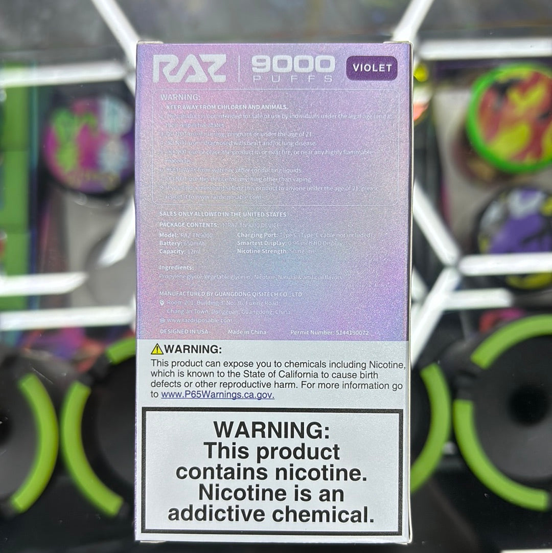 Raz violet 9000 puffs dream, edition