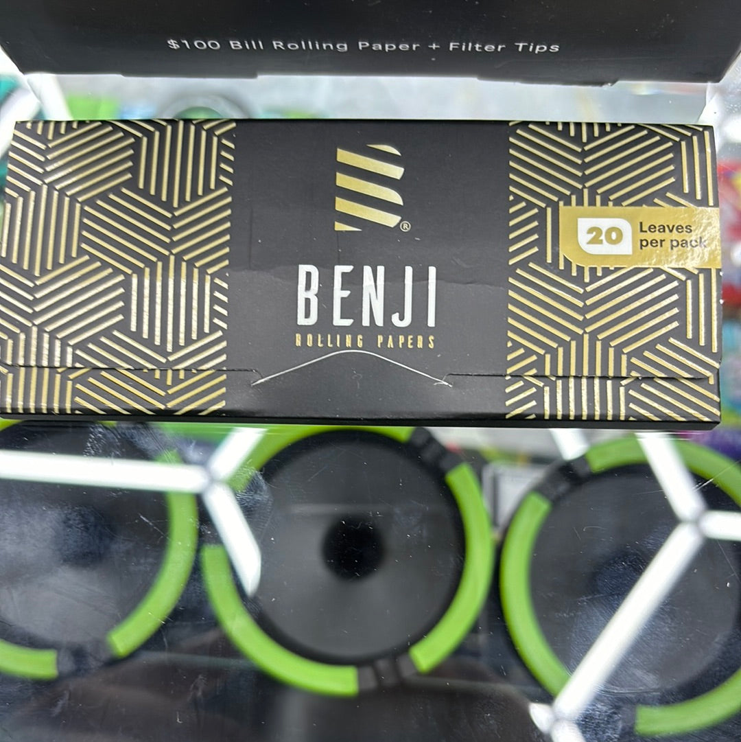 Benji $100 bill rolling papers
