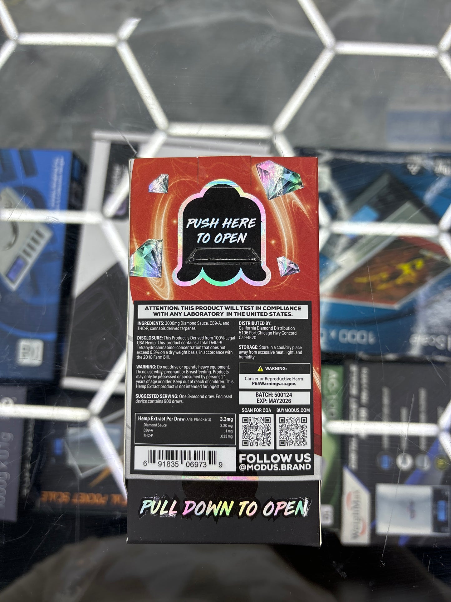 Modus platinum blend melted sherb hybrid, 3G disposable