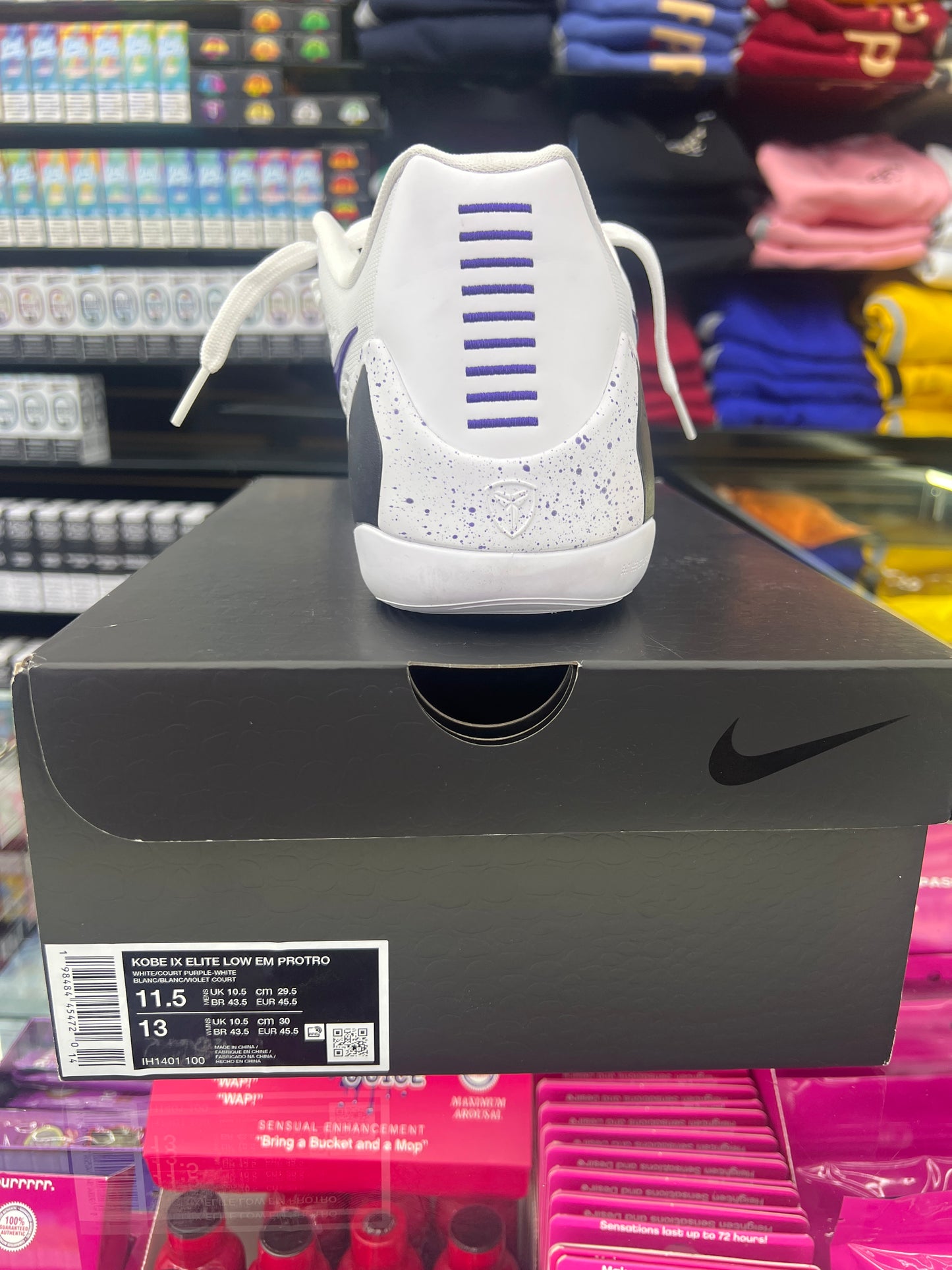 Kobe Ix Elite Low em protro lakers home size 11.5