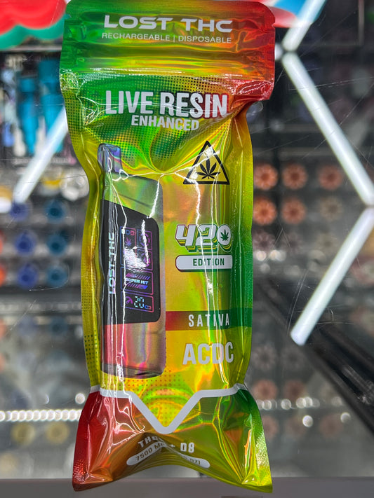 Lost thc live resin enhanced acdc sativa 7.5 G