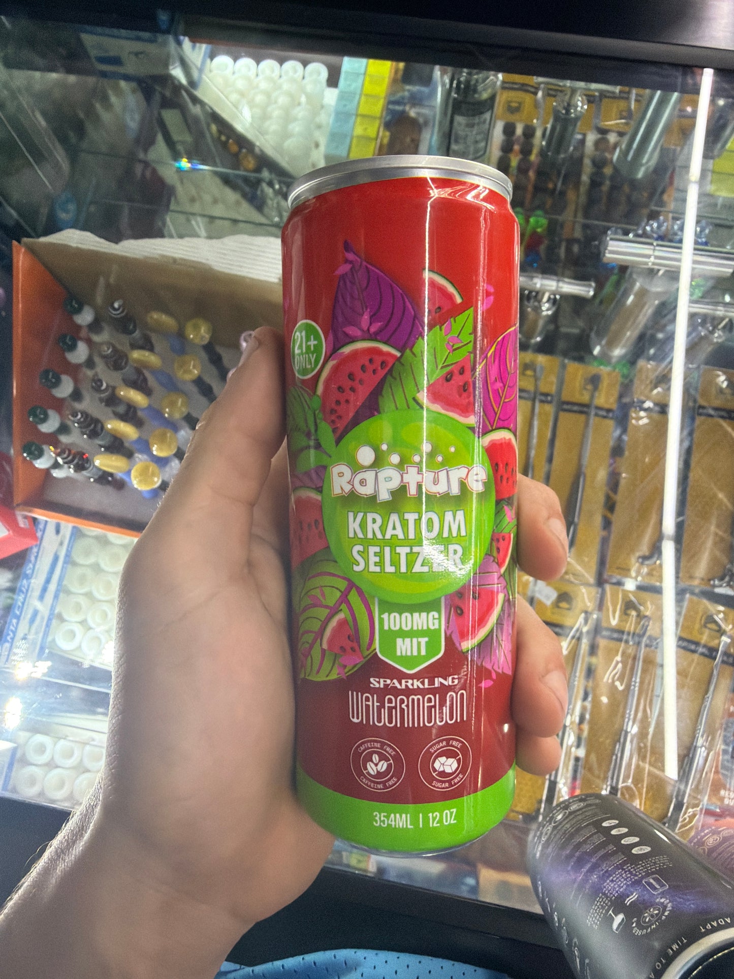 Rapture Kratom Seltzer 100mit Sparkling watermelon