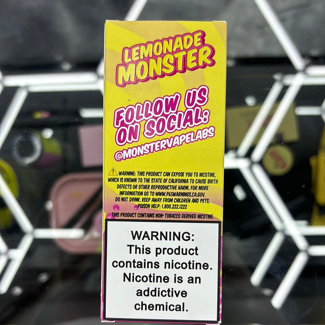 Lemonade monster, pink lemonade 3MG 100ml