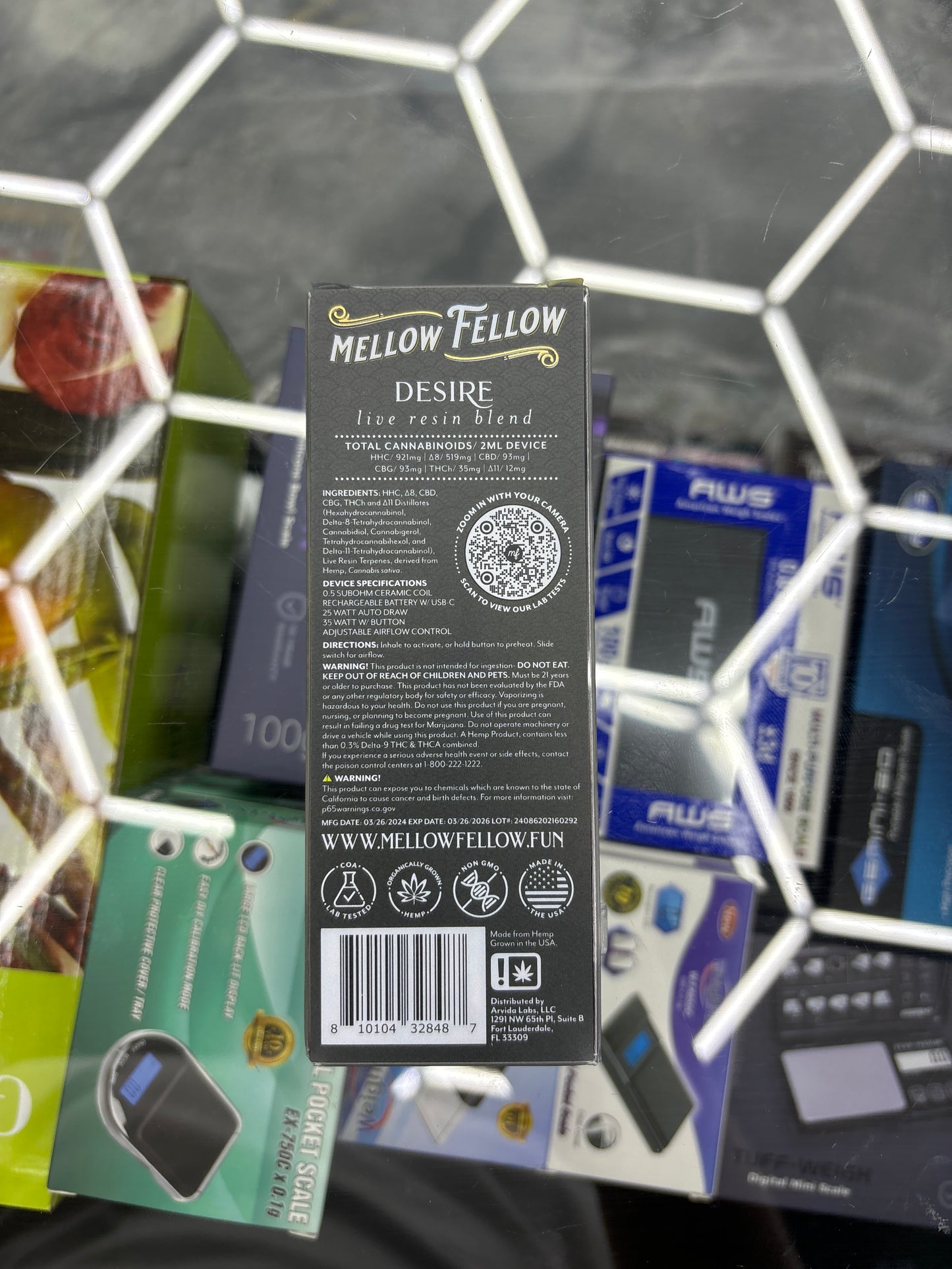 Mellow fellow cali gas, live resin hybrid