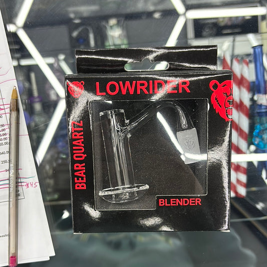 Bear quartz lowrider blender clear banger